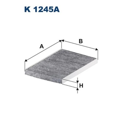 FILTR, VENTILACIÓN PRZESTRZENI PASAZERSKIEJ FILTRON K 1245A  