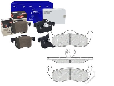 Delphi тормозные колодки тормозные jeep commander grand chero фото №1