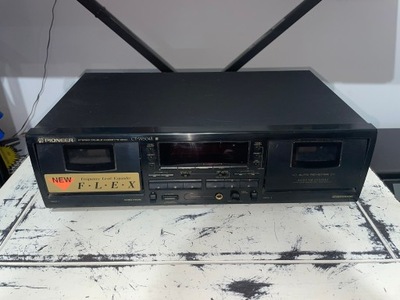 Magnetofon kasetowy Pioneer CT-W504R czarny