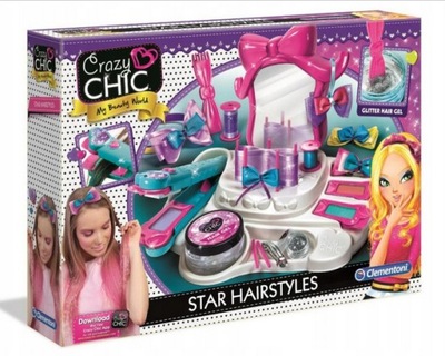 Clementoni Crazy Chic Salon fryzjerski włosy