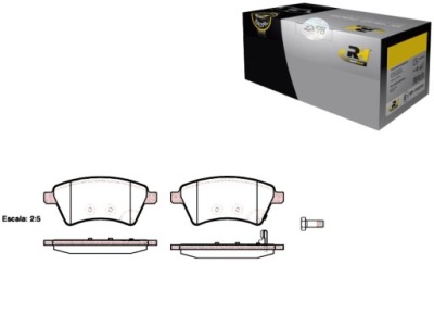 Roadhouse тормозные колодки тормозные fiat sedici suzuki sx4 фото №1