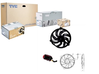 Вентилятор радиатора с корпус peugeot 206 206+ фото №1