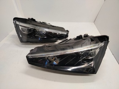 Skoda scala full led лампа правая левая фото №1