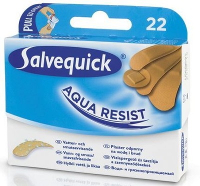 SALVEQUICK AQUA RESIST plastry wodoodporne 22 szt.