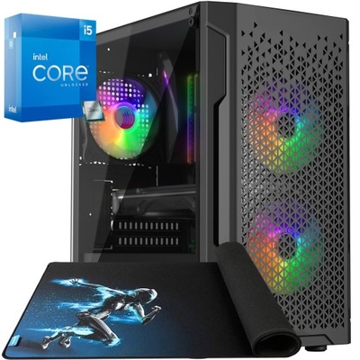 KOMPUTER DO GIER CORE i5 16GB SSD 512GB RGB PC