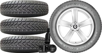 NUEVO RUEDAS INVIERNO RENAULT CAPTUR DUNLOP 215/55R18+TPMS  