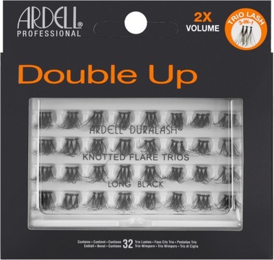 ARDELL - Double Up - Rzęsy w kępkach - LONG BLACK