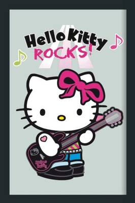 Empireposter Lustro z nadrukiem Hello Kitty Rock