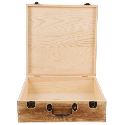Retro drewniane pudełko. Vintage drewniane