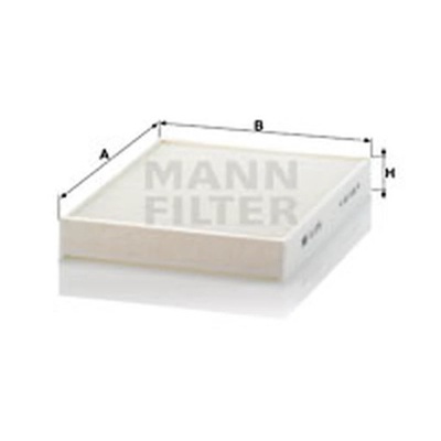 FILTR, VENTILACIÓN PRZESTRZENI PASAZERSKIEJ MANN-FILTER CU 2736-2  