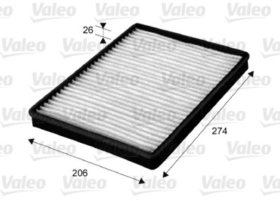 VALEO 715654 FILTRO DE CABINA CAPTIVIA  