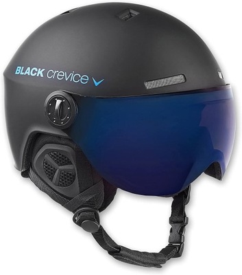 Kask Narciarski Snowboardowy Black Crevice Visor Black R. M/L 58-61 cm