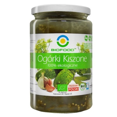 OGÓRKI KISZONE BEZGLUTENOWE BIO 700 g (400 g) - BI