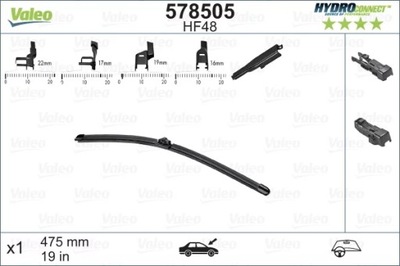 578505 HF48 HYDROCONNECT FRONT LHD 48CM 