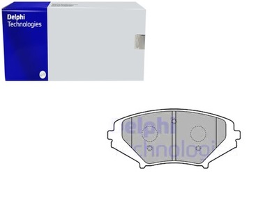 Гальмівні колодки гальмівні перед mazda rx-8 1.3 08.03-06.12 delphi фото №1