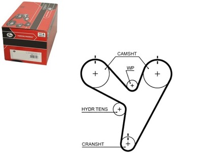 Ремень распределительного вала chrysler 300 c 300 m concorde pacif фото №1