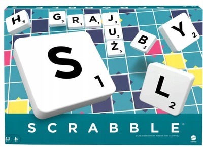 GRA SCRABBLE ORIGINAL Y9616 PL WERSJA POLSKA MATTEL