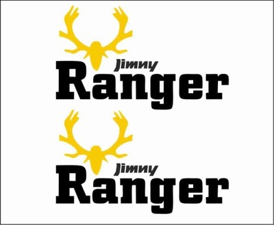 2 Naklejki SUZUKI JIMNY Ranger 4X4