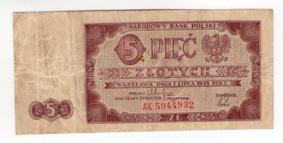 5 złotych 1948 AK