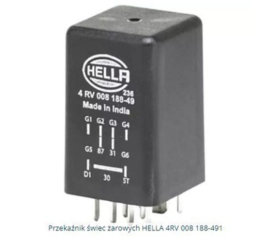 РЕЛЕ СВЕЧЕЙ НАКАЛА HELLA 4RV 008 188-491