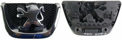 Peugeot 207 07 r решётка радиатора решётка радиатора бампера перед фото №1