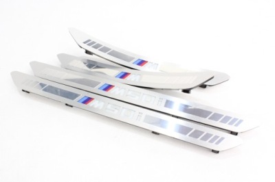 Накладки порогові декоративні mpakiet m50i bmw g05 x5 led фото №1
