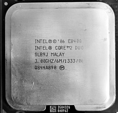 Procesor Intel Core 2 Duo E8400 775 2X 3,00 GHZ-NAJTANIEJ=TUTAJ=ZAPRASZAM !