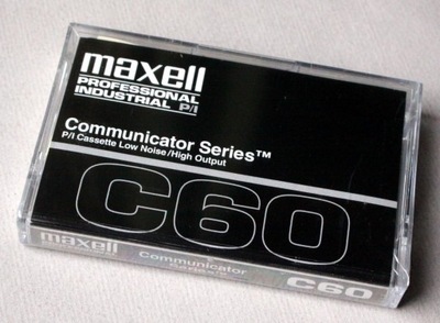 Maxell P/I Communicator Series C60. Zafoliowana.
