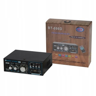 Cyfrowy wzmacniacz mocy stereo USB/SD FM MP3 HIFI