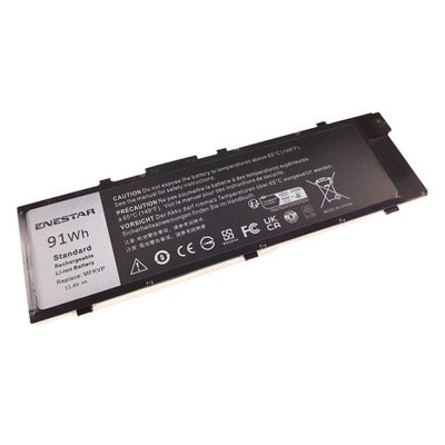 11,4V 91Wh Bateria MFKVP do Dell Precision 15 7510 7520 17 7720 7710 M7510