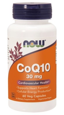 NOW Foods Koenzym Q10 30 mg 120 kaps