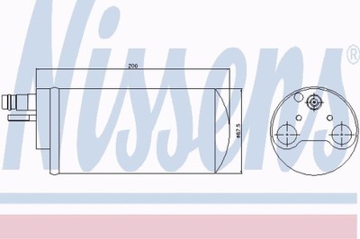 Nissens 95341 осушувач, кондиціонер фото №1