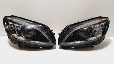 FULL LED KAIRYSIS DEŠINYSIS MERCEDES W 205 LIFT MULTIBEAM EUROPA 