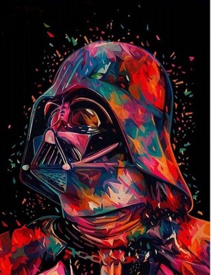 malowanie po numerach Star Wars Lord Vader 40x50