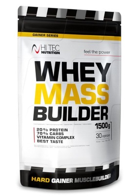 Hi TEC Whey Mass Builder- 1500g GAINER MASA XXL