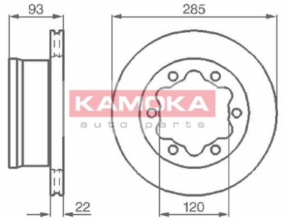 DISKĄ STABDŽIŲ GAL. KAMOKA 103382 