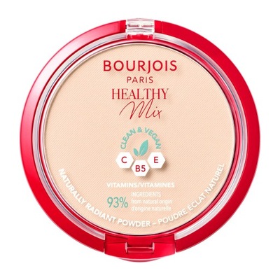 Bourjois Healthy Mix Wegański Puder matujący 01 Ivory