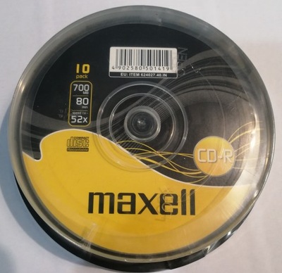 Płyta CD Maxell CD-R 700 MB 10 szt.