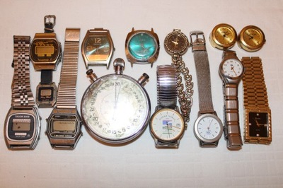 Stare zegarki i stoper
