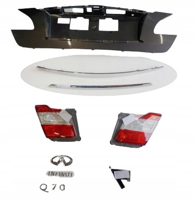 Камера молдинг кришка багажника багажника задня infiniti m q70 фото №1