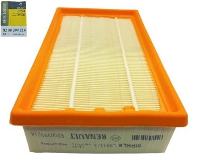 8200399214 фильтр воздуха вкладыш дизель оригинальный номер renault clio iii modus фото №1