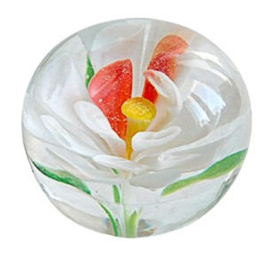 MURANO KULA SZKLANY PRZYCISK DO PAPIERU NR 7