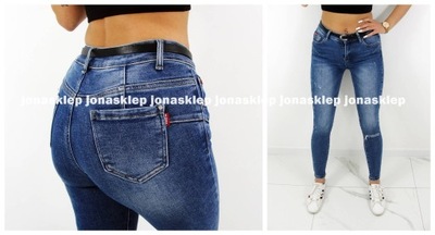 Jeansy NEW LOOK BLUE push up slim M