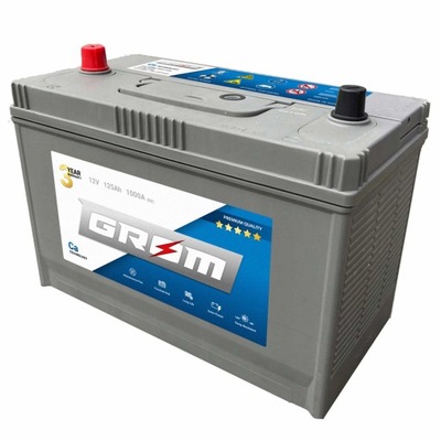 BATERÍA GROM PREMIUM 12V 125AH 1000A CAT  