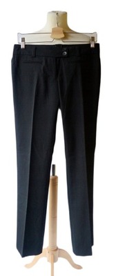 Spodnie Czarne Vero Moda Eleganckie Paseczki M 38