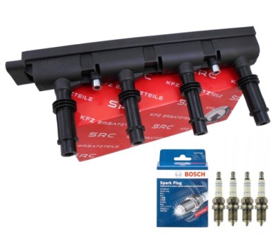 Катушка + свечи зажигания opel insignia a meriva b mokka 1.4 фото №1