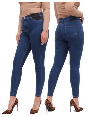 spodnie jeans JEANSOWE DŻINSOWE rurki damskie 38