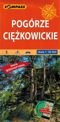 POGÓRZE CIĘŻKOWICKIE 1:50t MAPA LAMINOWANA COMPASS