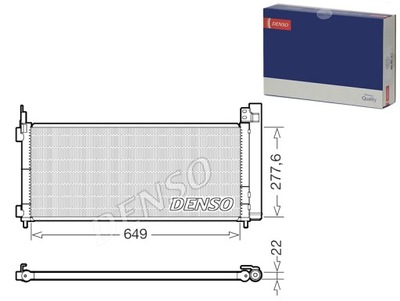 KONDENSATORIUS LEXUS NX 14- DENSO 