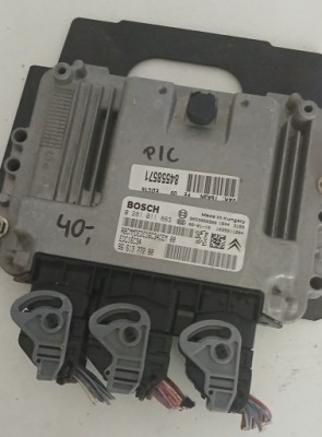 Бортовий комп'ютер блок керування 9661377280 0281011863 peugeot citroen фото №1